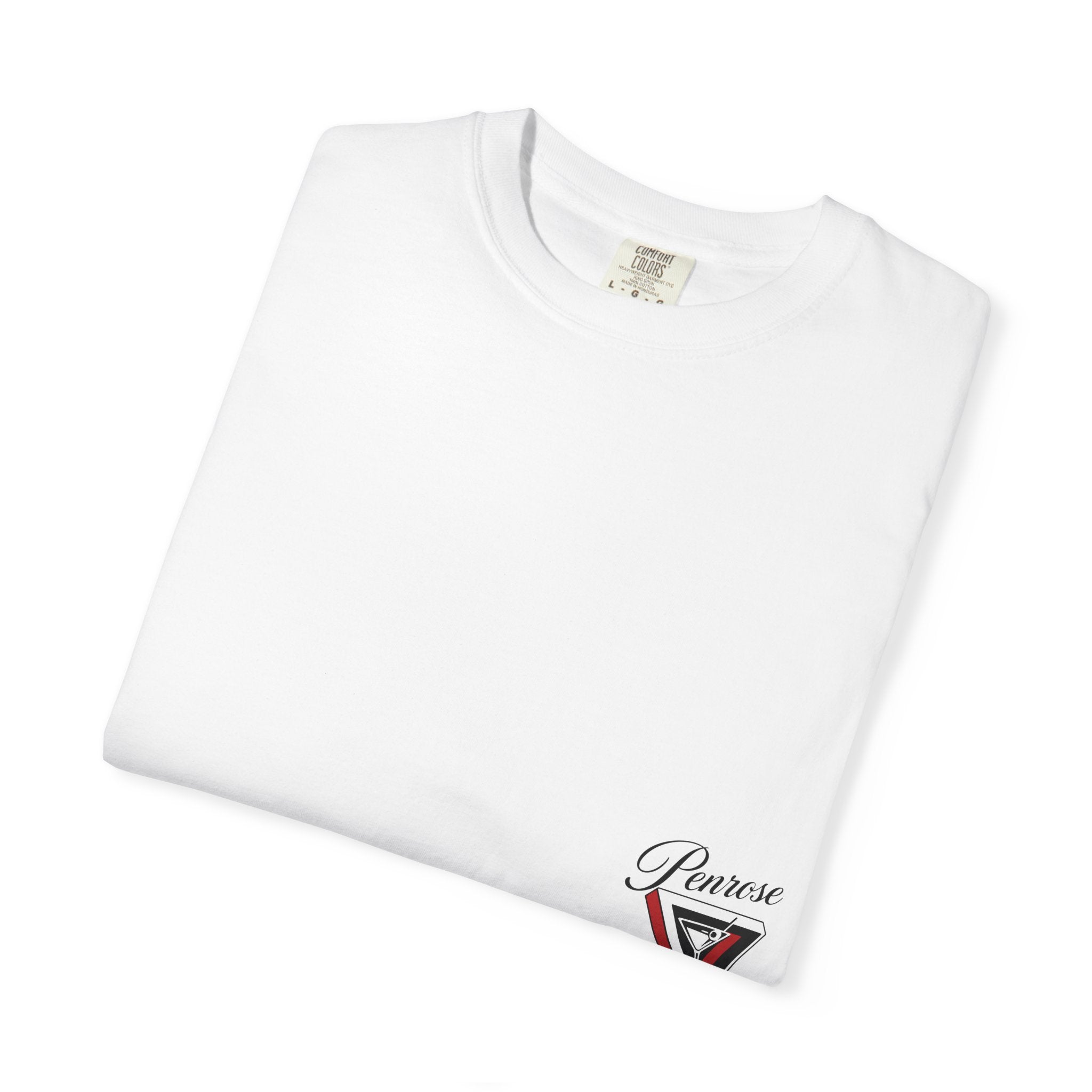 Unisex penrose black red T-shirt