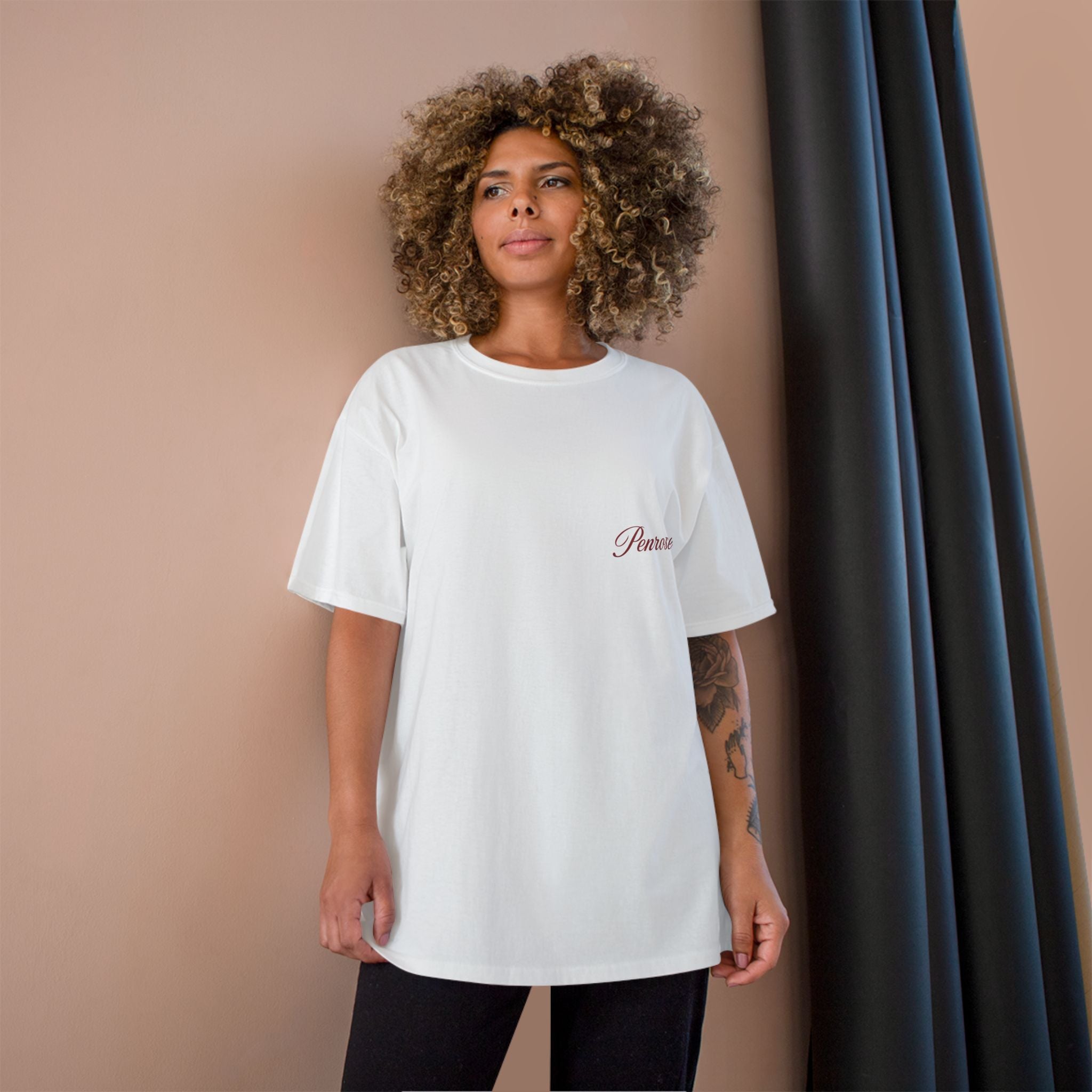 Champion T-Shirt Gray logo
