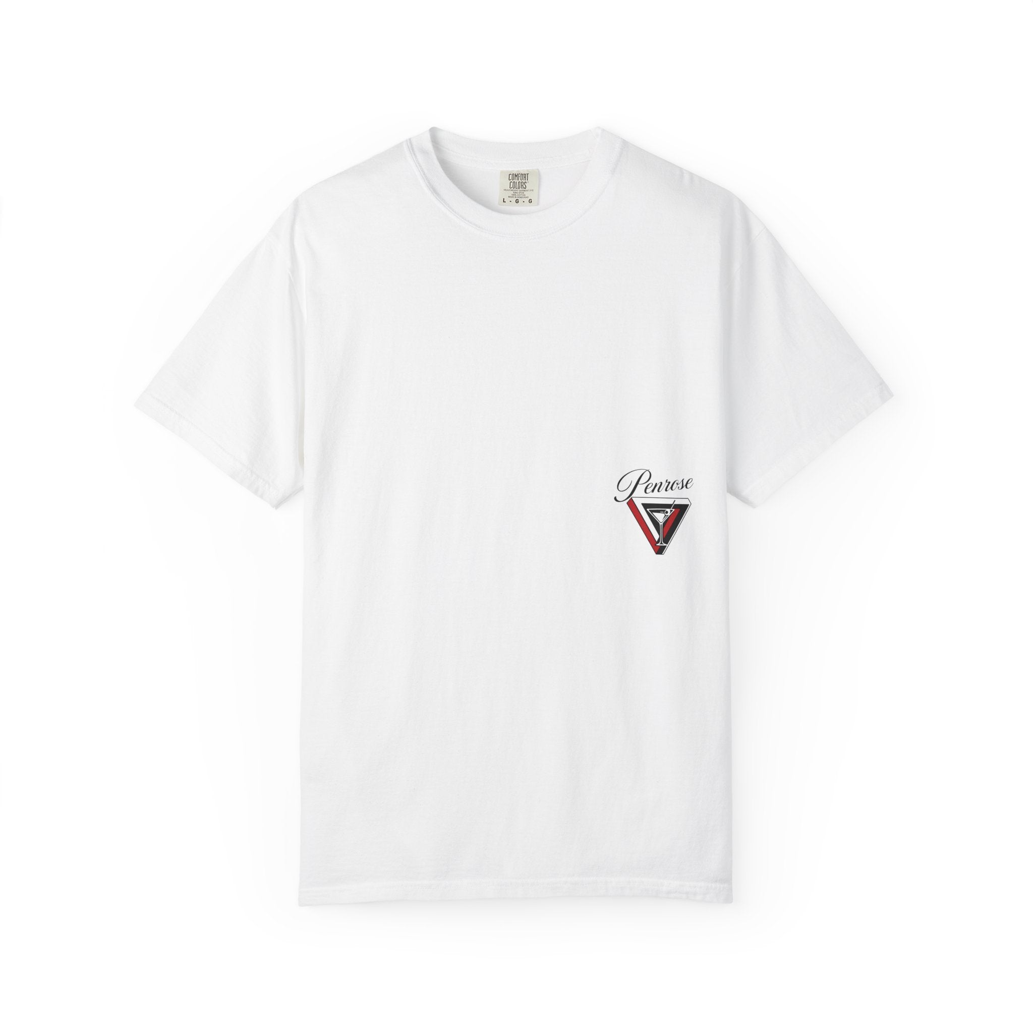 Unisex penrose black red T-shirt
